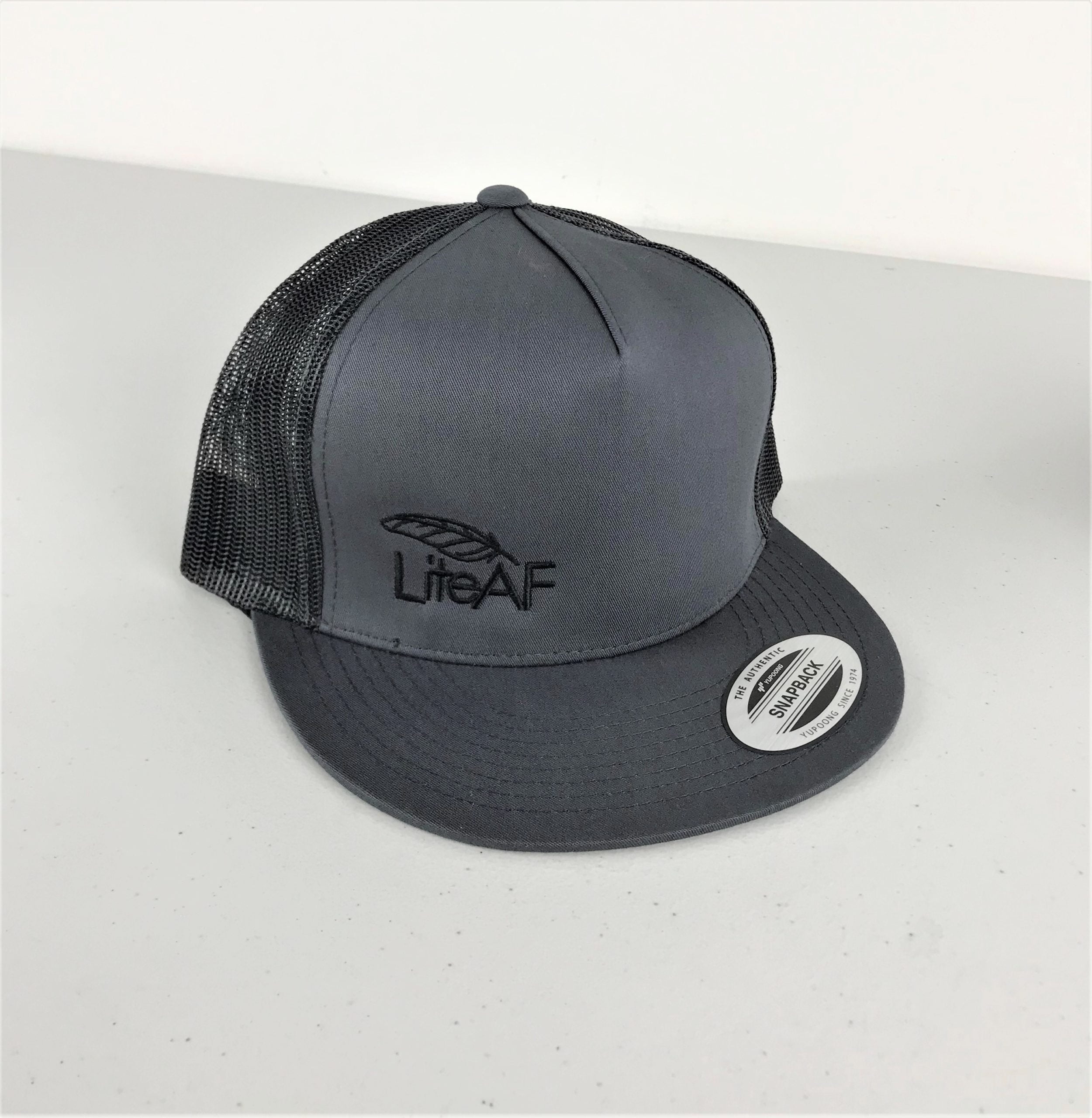 LiteAF Yupoong Classic Snapback Trucker Hat - Image 4