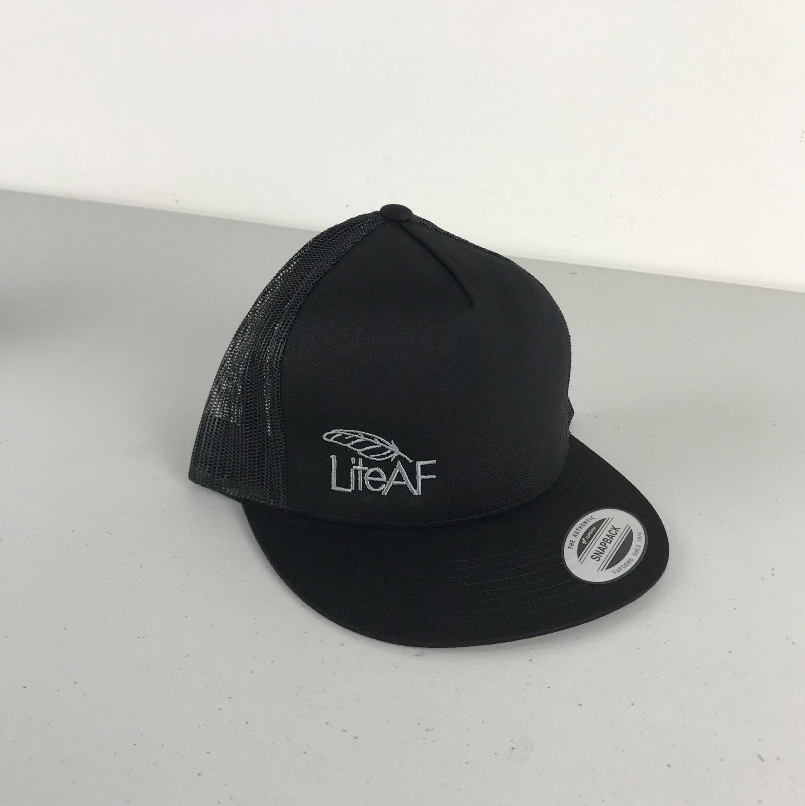 LiteAF Yupoong Classic Snapback Trucker Hat - Image 3