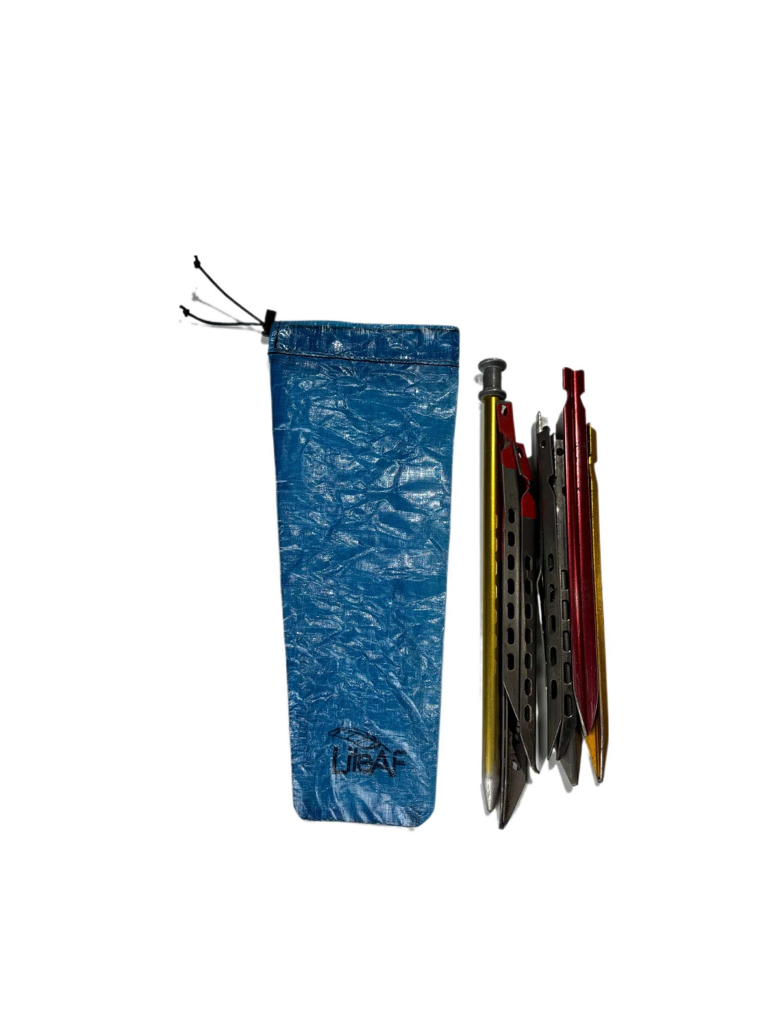 LiteAF Dyneema Ultralight Wide Mouth Tent Stake Stuff Sack - Image 5