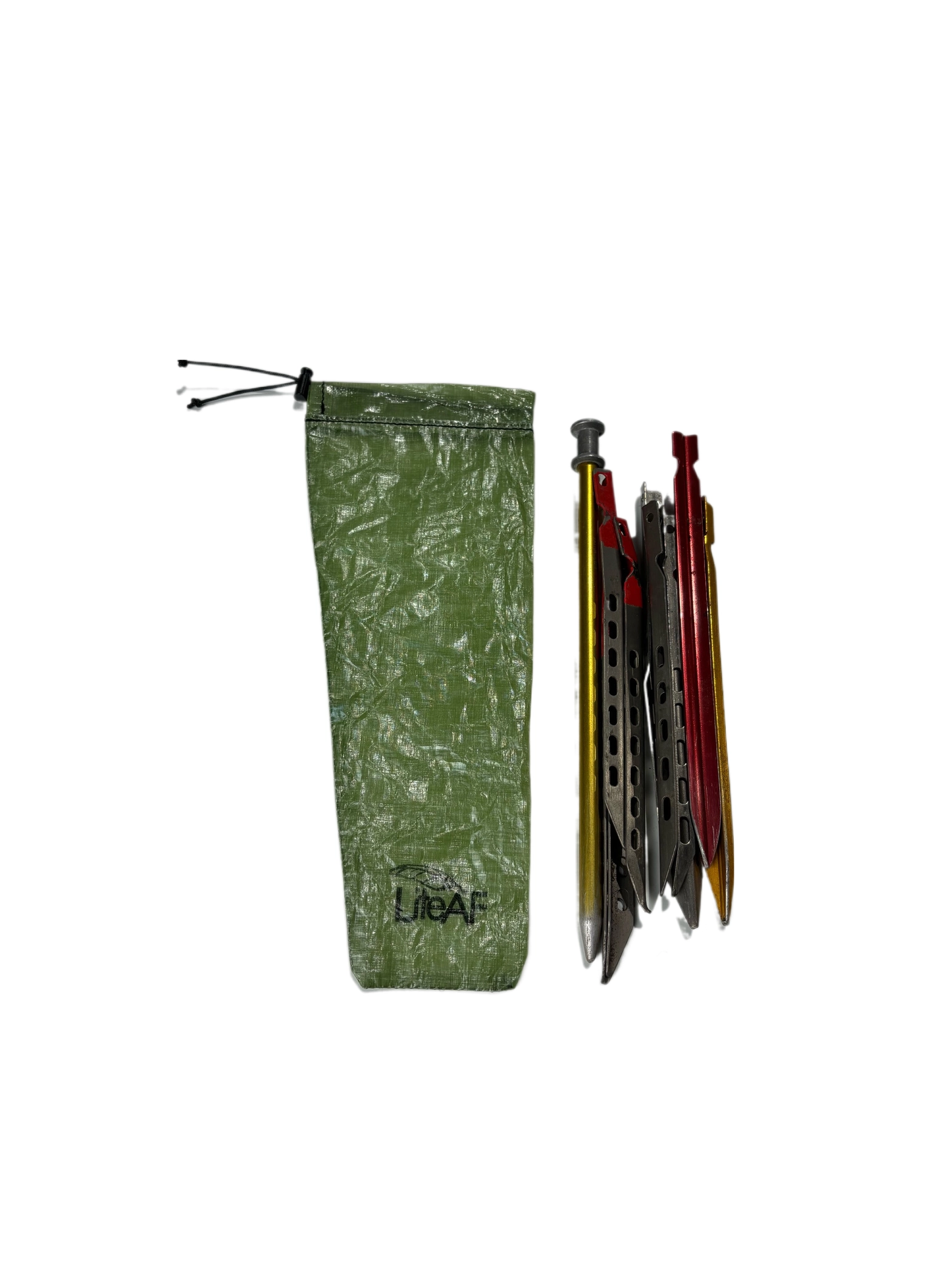 LiteAF Dyneema Ultralight Wide Mouth Tent Stake Stuff Sack - Image 6