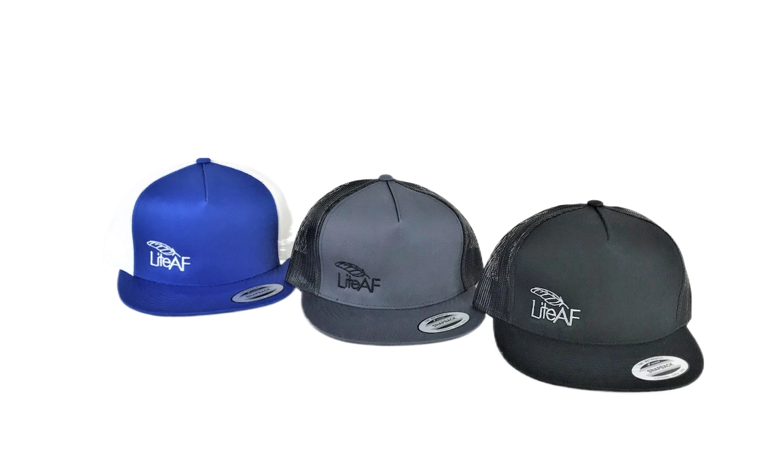 LiteAF Yupoong Classic Snapback Trucker Hat